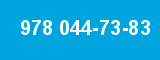 978 044-73-83 978 044-73-83